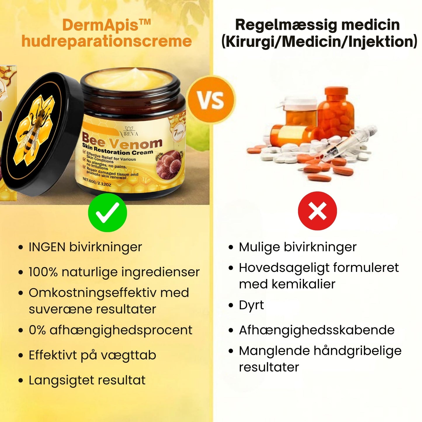 DermApis™ Hudcreme – Reparer og styrk huden naturligt
