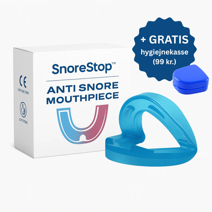 SnoreStop™ | Slip af med snorken og søvnløse nætter – få rolig og dyb søvn på kun én nat!