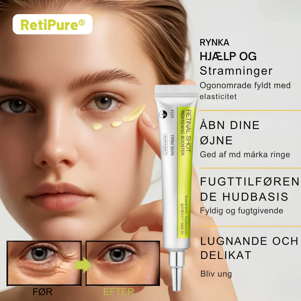RetiPure® | Udglat fine linjer – revitaliser den sarte hud under øjnene